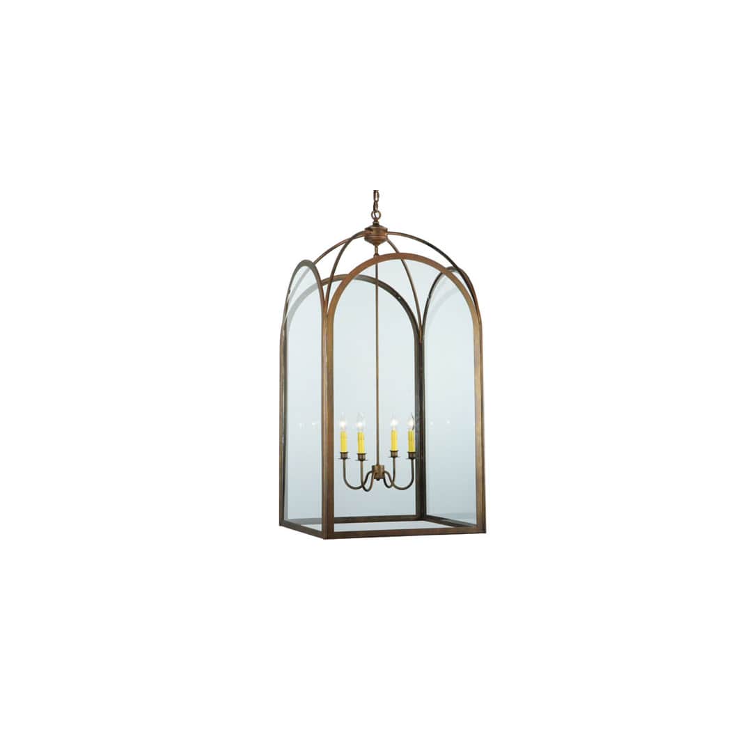 Perin 4 Light 35" Wide Taper Candle Pendant