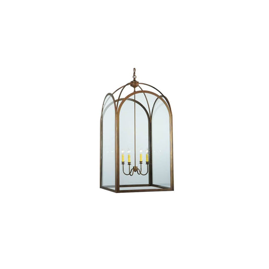 Perin 4 Light 35" Wide Taper Candle Pendant