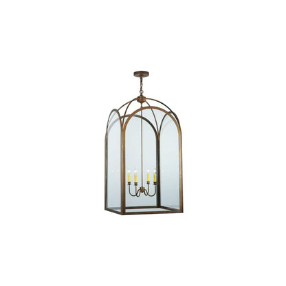 Perin 4 Light 35" Wide Taper Candle Pendant