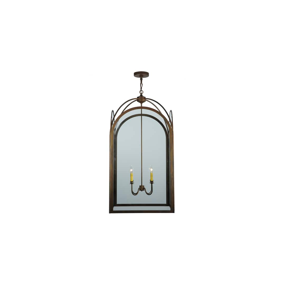 Perin 4 Light 35" Wide Taper Candle Pendant