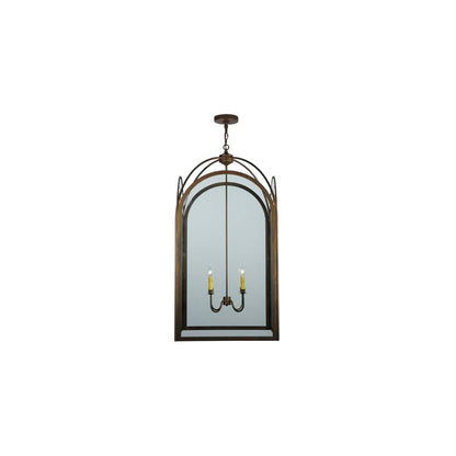 Perin 4 Light 35" Wide Taper Candle Pendant