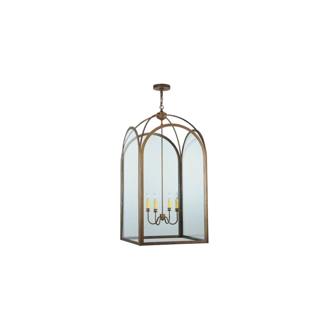 Perin 4 Light 35" Wide Taper Candle Pendant