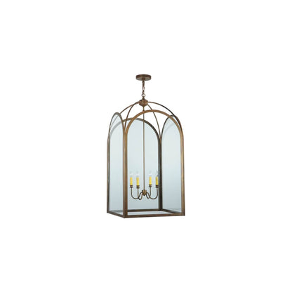 Perin 4 Light 35" Wide Taper Candle Pendant
