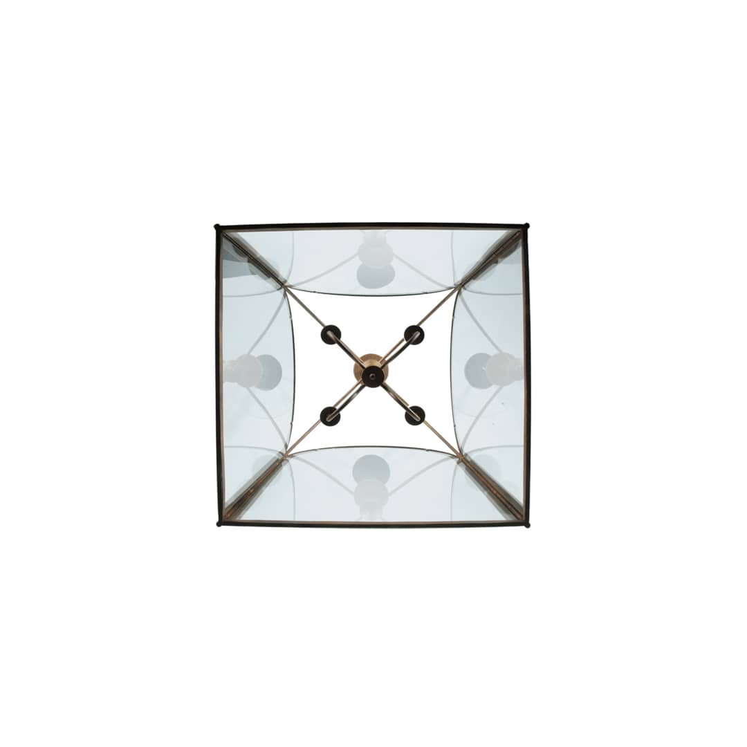 Perin 4 Light 35" Wide Taper Candle Pendant