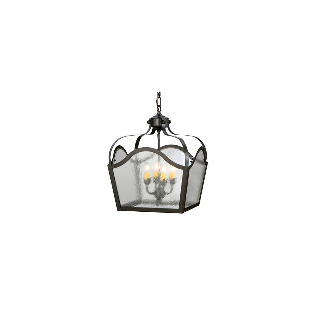 Terena 4 Light 22" Wide Taper Candle Pendant