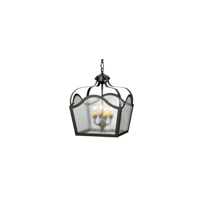 Terena 4 Light 22" Wide Taper Candle Pendant