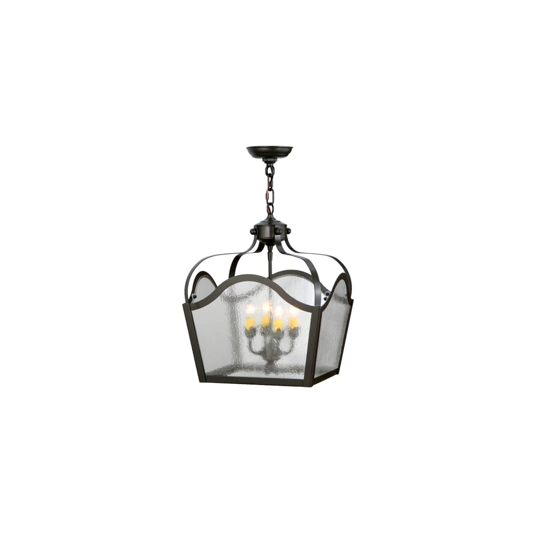 Terena 4 Light 22" Wide Taper Candle Pendant