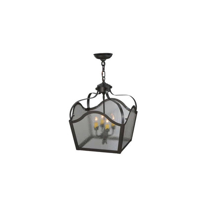 Terena 4 Light 22" Wide Taper Candle Pendant