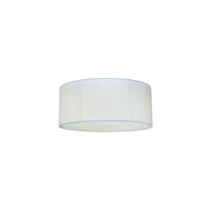 Cilindro 6 Light 60" Wide Flush Mount Drum Ceiling Fixture - Nickel Finish - GU24 Bulb Base