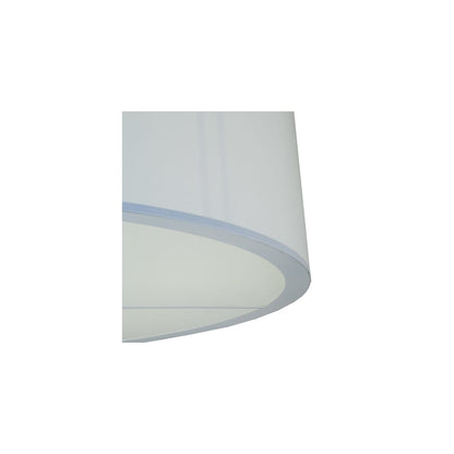 Cilindro 6 Light 60" Wide Flush Mount Drum Ceiling Fixture - Nickel Finish - GU24 Bulb Base