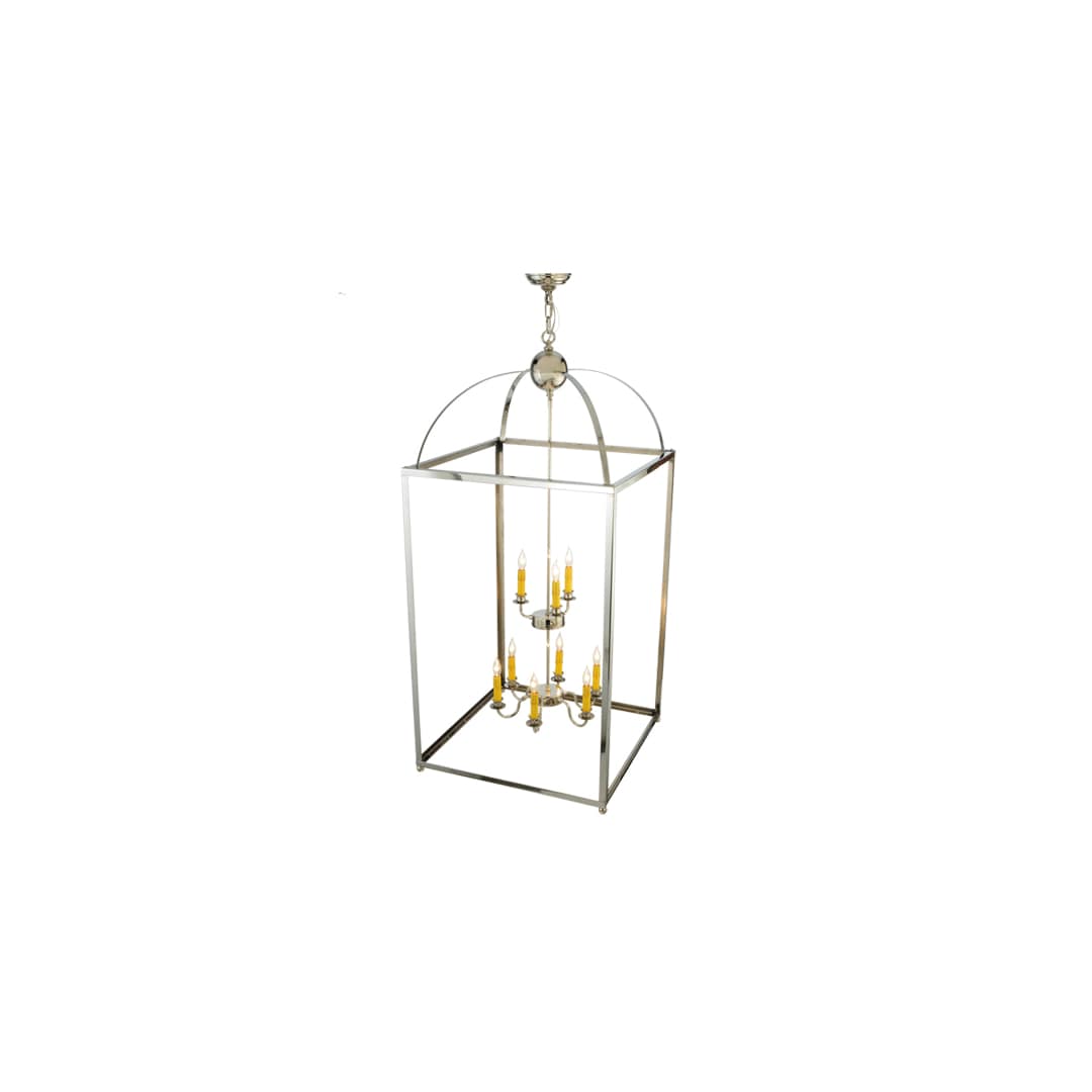 Pavilion 9 Light 34" Wide Taper Candle Pendant