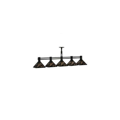 Ducks in Flight 5 Light 12" Wide Linear Pendant