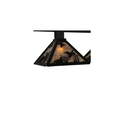 Ducks in Flight 5 Light 12" Wide Linear Pendant