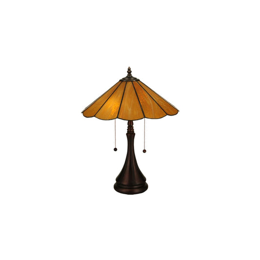 Panel Honey 2 Light 21" Tall Buffet Table Lamp