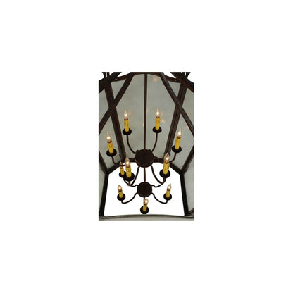 Citadel 12 Light 43" Wide Taper Candle Pendant