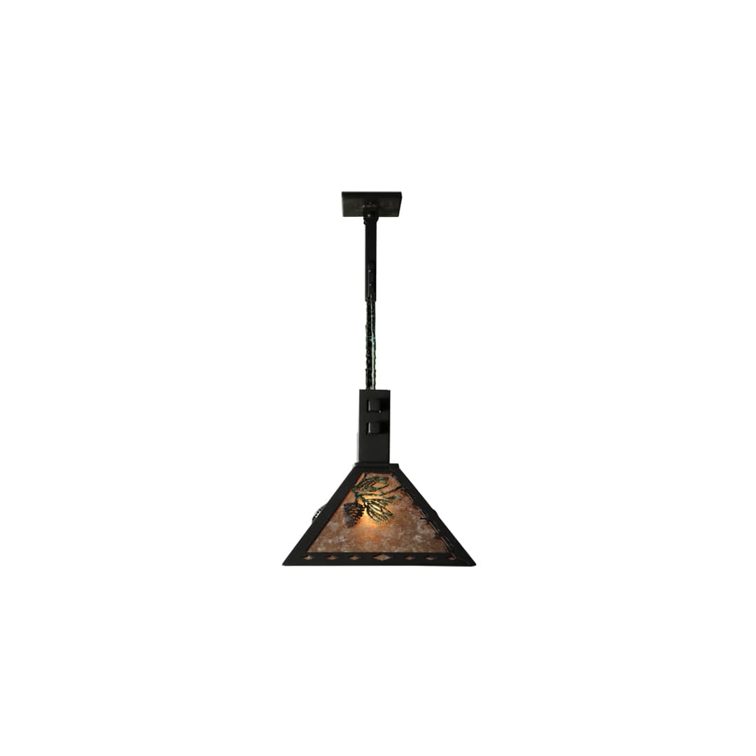 Winter Pine 3 Light 12" Wide Linear Pendant