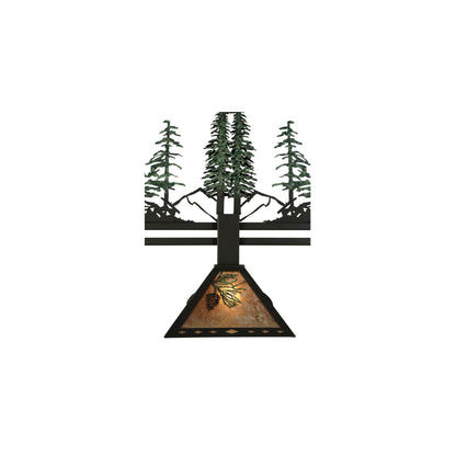 Winter Pine 3 Light 12" Wide Linear Pendant