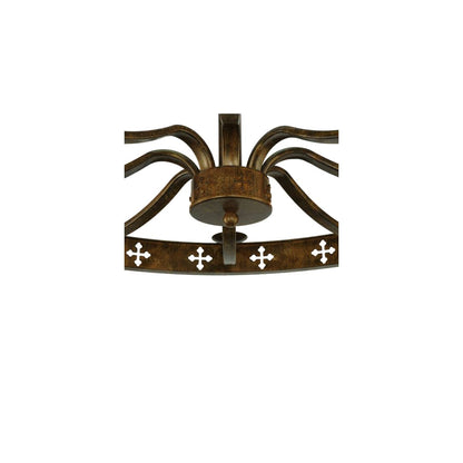 Byzantine 8 Light 48" Wide Semi-Flush Ceiling Fixture