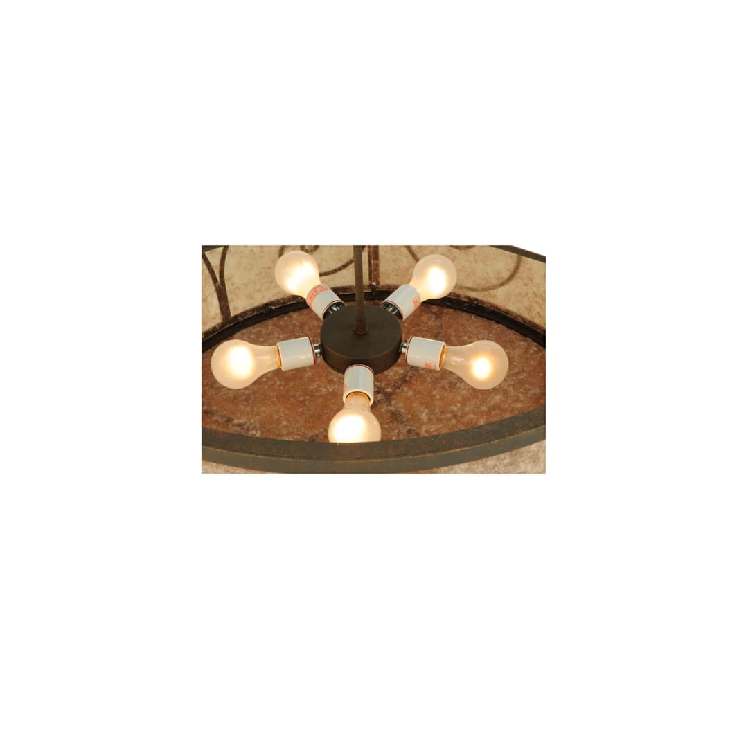Granada 5 Light 30" Wide Flush Mount Drum Ceiling Fixture