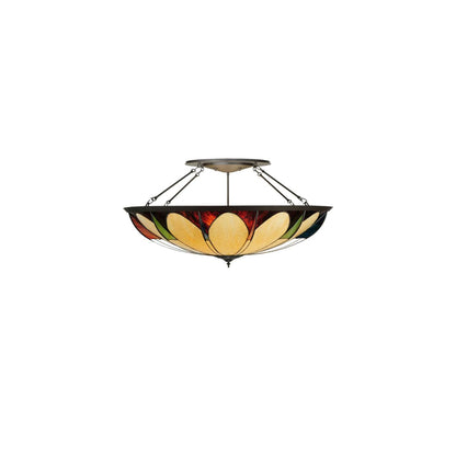 Cowette 6 Light 42" Wide Semi-Flush Bowl Ceiling Fixture
