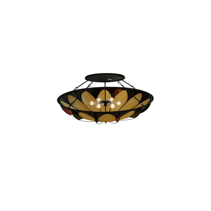 Cowette 6 Light 42" Wide Semi-Flush Bowl Ceiling Fixture