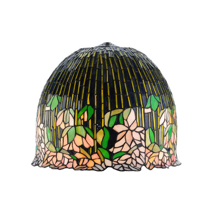 Vizcaya 3 Light 32" Tall Hand-Crafted Table Lamp with Stained Glass