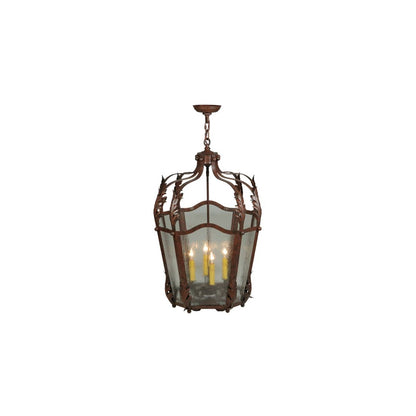 Citadel 4 Light 22" Wide Taper Candle Pendant