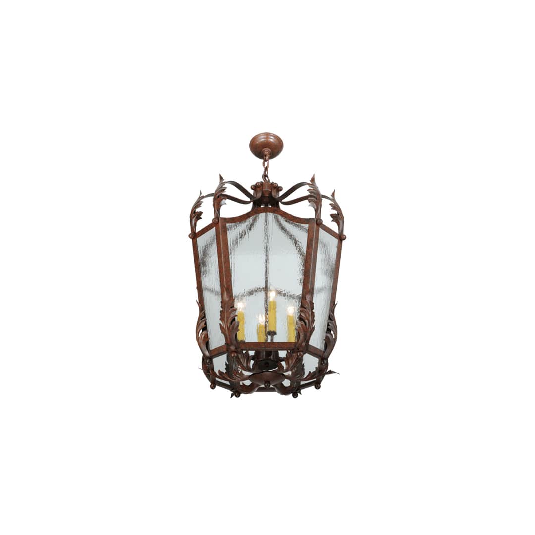 Citadel 4 Light 22" Wide Taper Candle Pendant