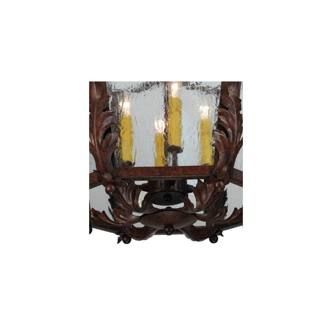 Citadel 4 Light 22" Wide Taper Candle Pendant