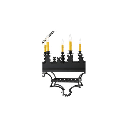 Asen 18 Light 24" Wide Taper Candle Pendant