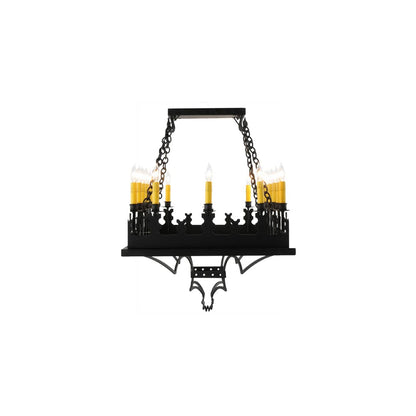 Asen 18 Light 24" Wide Taper Candle Pendant