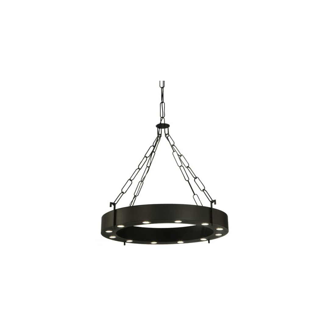 Bangle 12 Light 38" Wide Pendant