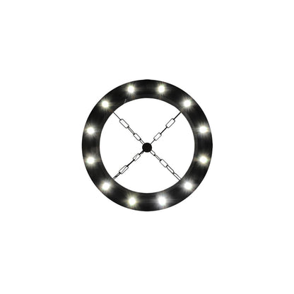 Bangle 12 Light 38" Wide Pendant