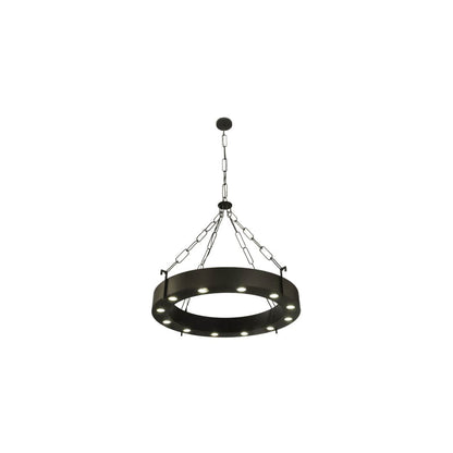 Bangle 12 Light 38" Wide Pendant