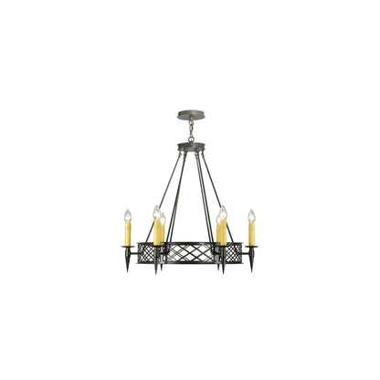Topridge 6 Light 33" Wide Taper Candle Style Chandelier