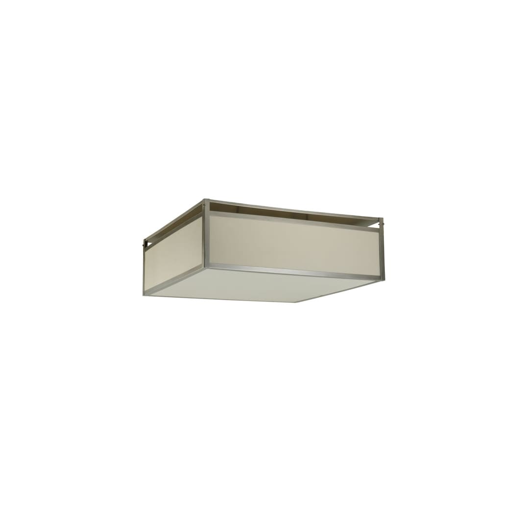 Quadrato Illusion 4 Light 36" Wide Semi-Flush Square Ceiling Fixture
