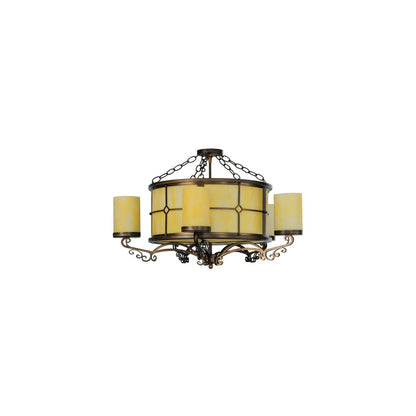 Standford 5 Light 30" Wide Semi-Flush Ceiling Fixture
