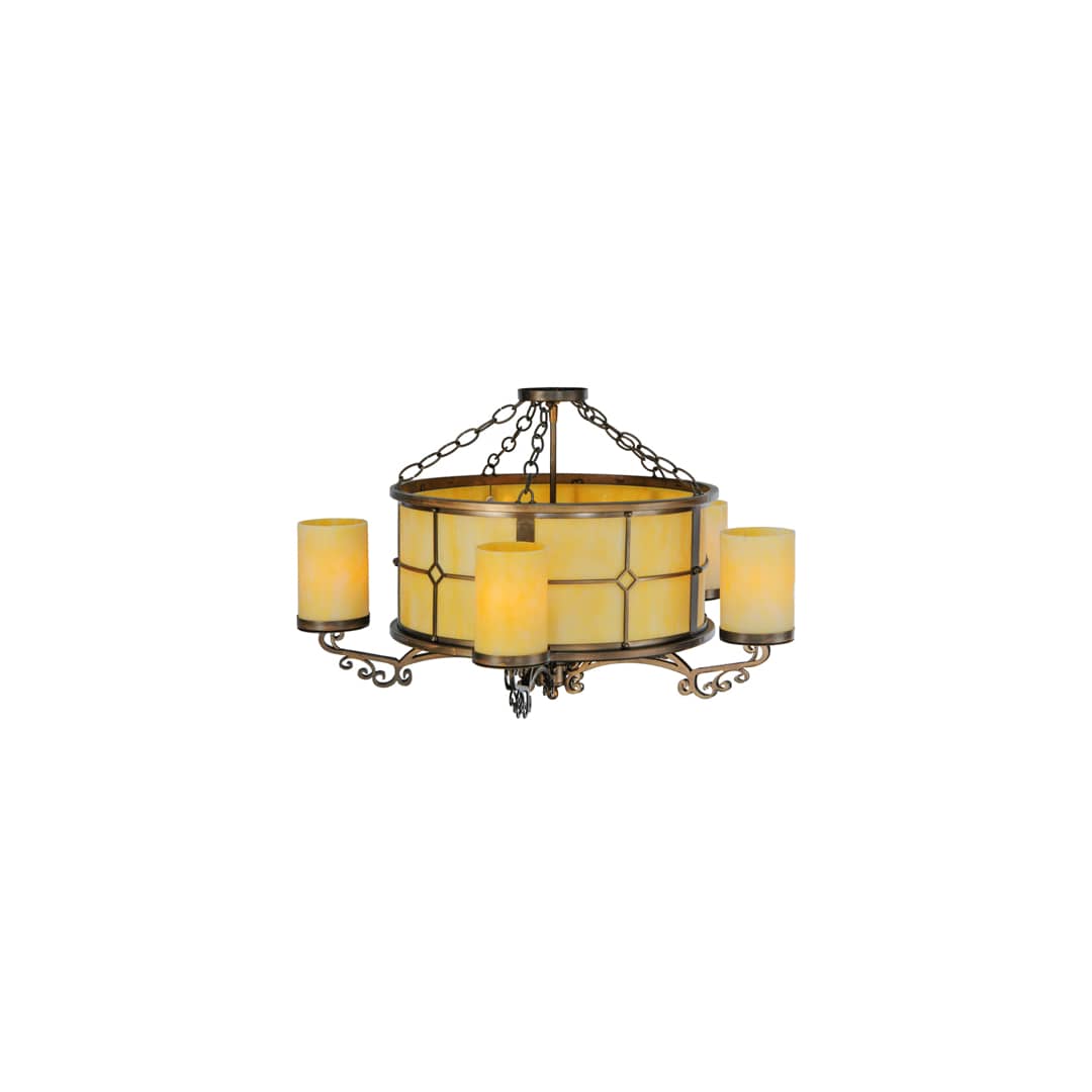 Standford 5 Light 30" Wide Semi-Flush Ceiling Fixture