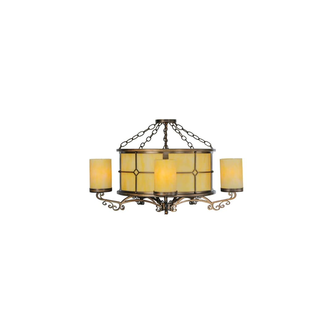 Standford 5 Light 30" Wide Semi-Flush Ceiling Fixture