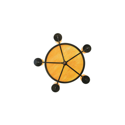 Standford 5 Light 30" Wide Semi-Flush Ceiling Fixture