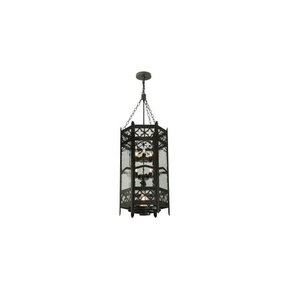 Church 6 Light 19" Wide Taper Candle Pendant