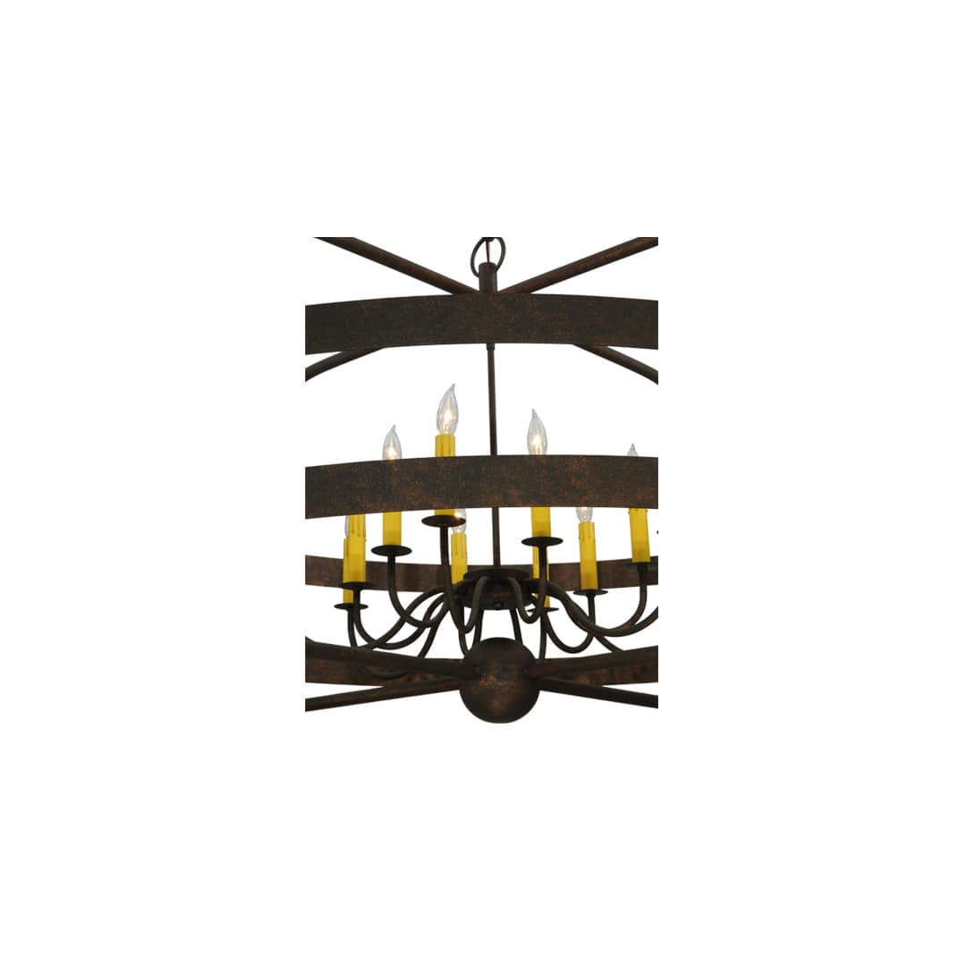 Aldari 12 Light 48" Wide Taper Candle Style Chandelier