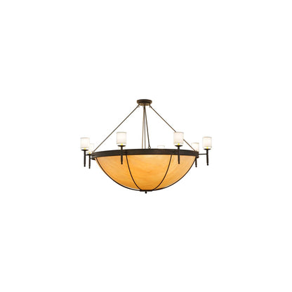 Alysia 8 Light 85" Wide Semi-Flush Bowl Ceiling Fixture