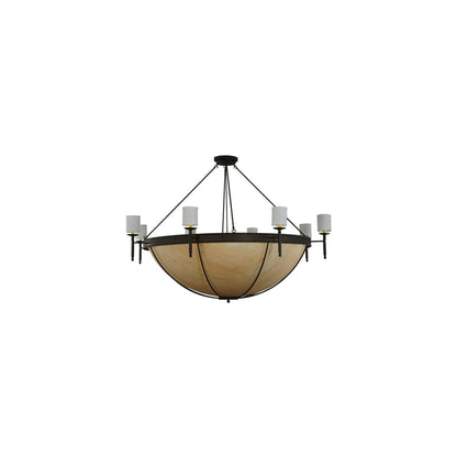 Alysia 8 Light 85" Wide Semi-Flush Bowl Ceiling Fixture