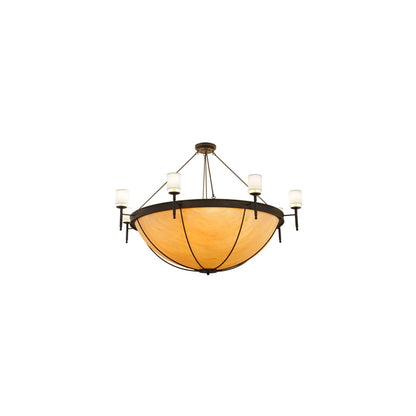 Alysia 8 Light 85" Wide Semi-Flush Bowl Ceiling Fixture