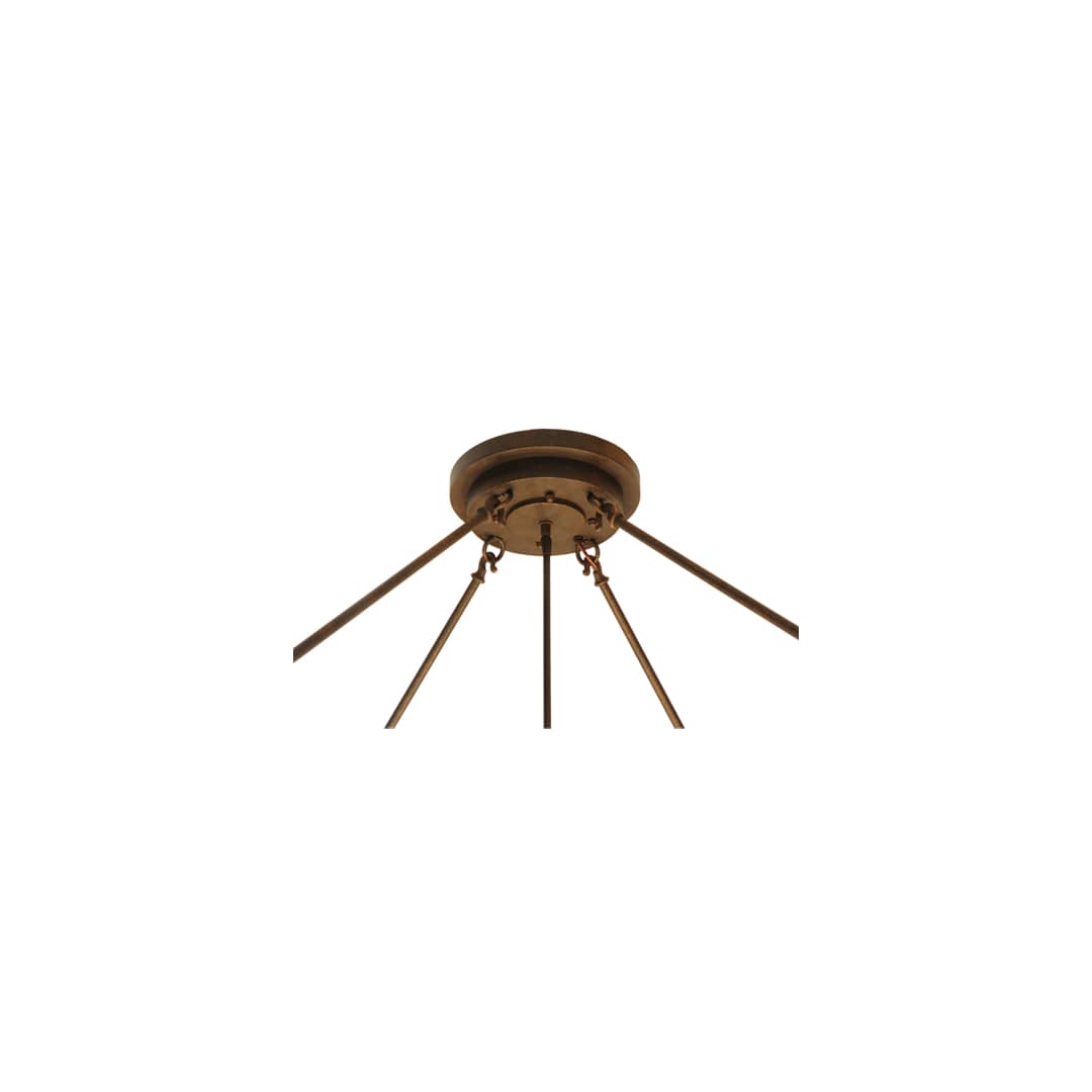 Alysia 8 Light 85" Wide Semi-Flush Bowl Ceiling Fixture