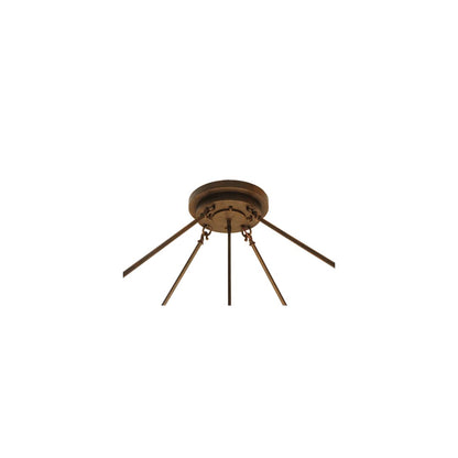 Alysia 8 Light 85" Wide Semi-Flush Bowl Ceiling Fixture