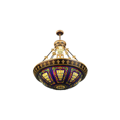 Fleur-de-lis 3 Light 28" Wide Pendant