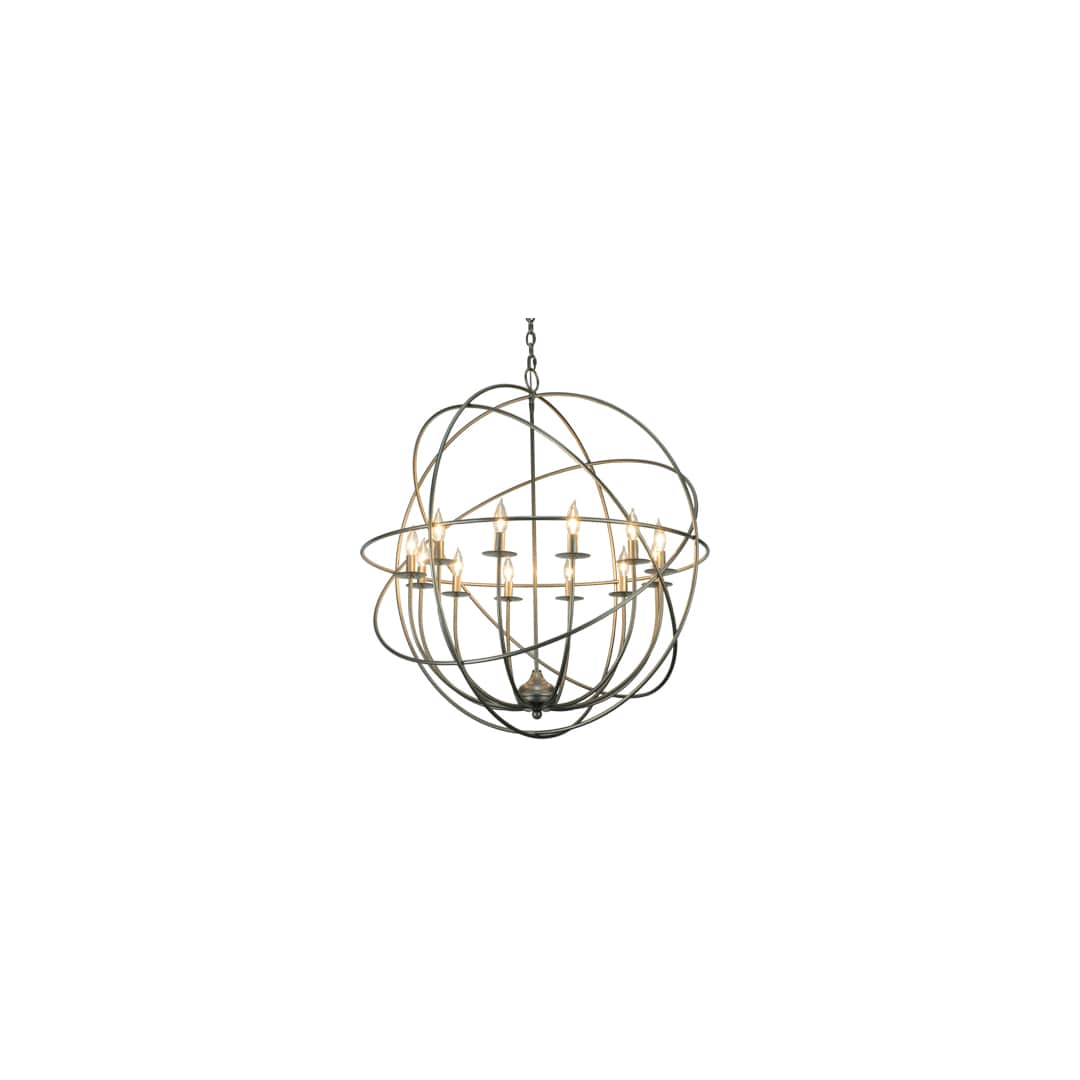 Atom Enerjisi 12 Light 36" Wide Taper Candle Style Chandelier