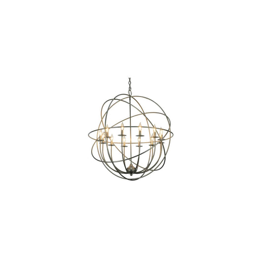 Atom Enerjisi 12 Light 36" Wide Taper Candle Style Chandelier